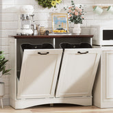 AHB® 20 Gallon Tilt Out Trash Cabinet, Freestanding Kitchen Trash Cabinet without Drawer
