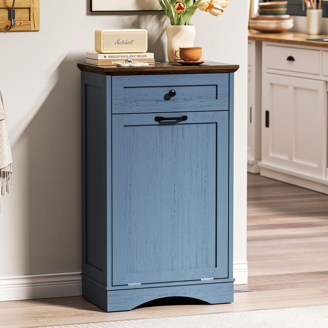 AHB® Single Tilt Out Trash Cabinet for 13 Gallon Trash Can