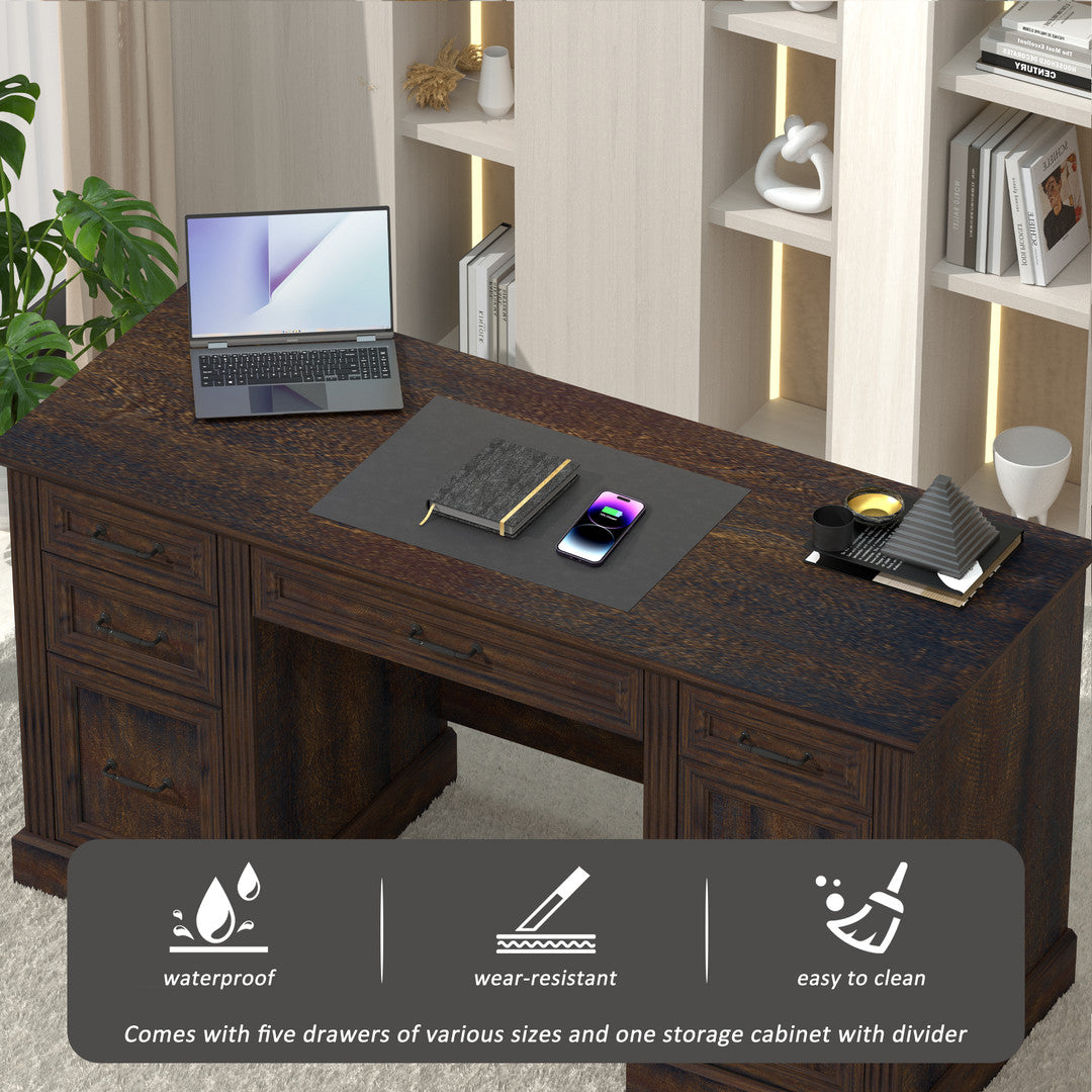 AHB® 58-Inch Executive Desk