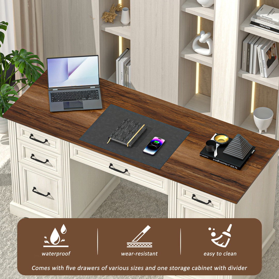 AHB® 58-Inch Executive Desk