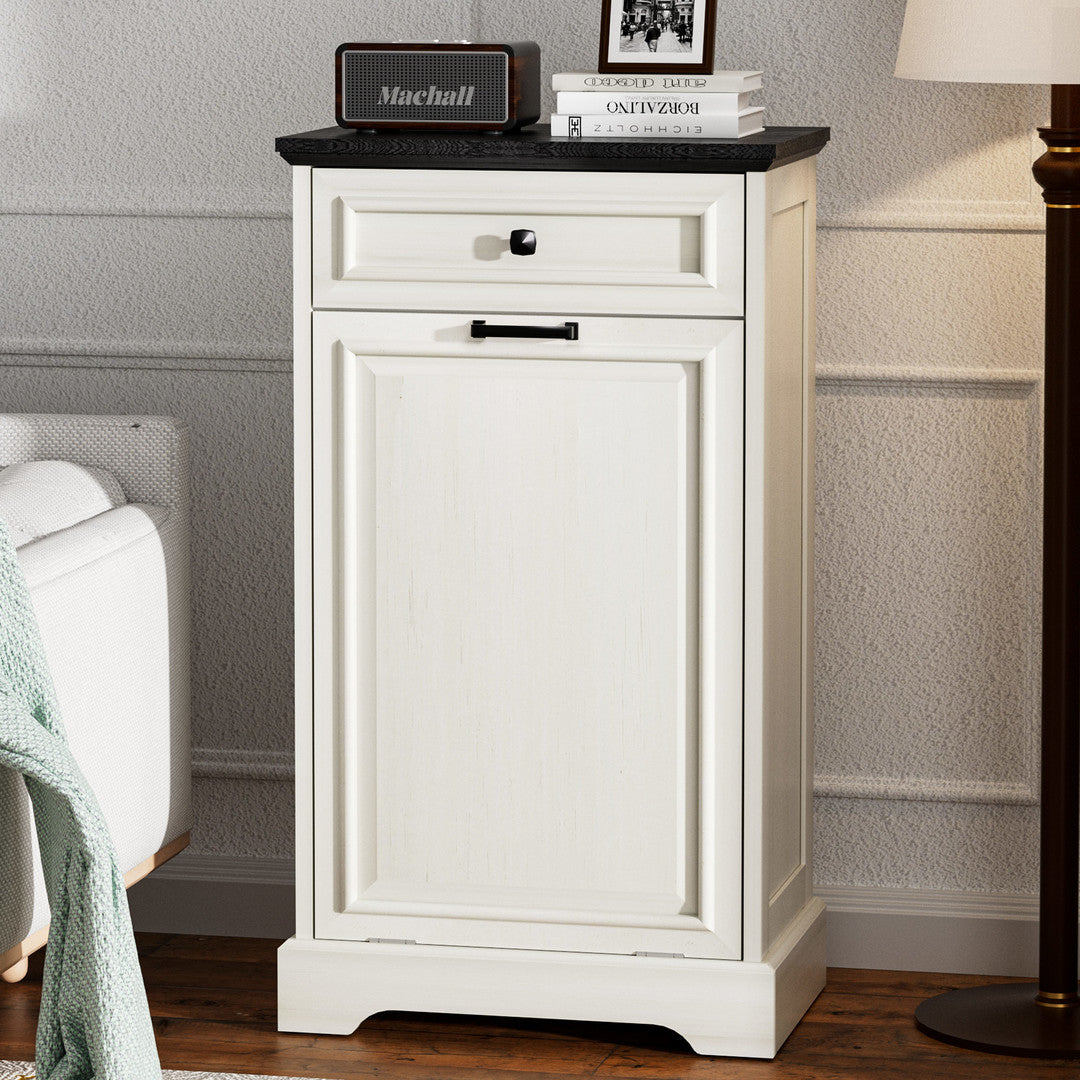 AHB® Single Tilt Out Trash Cabinet for 13 Gallon Trash Can