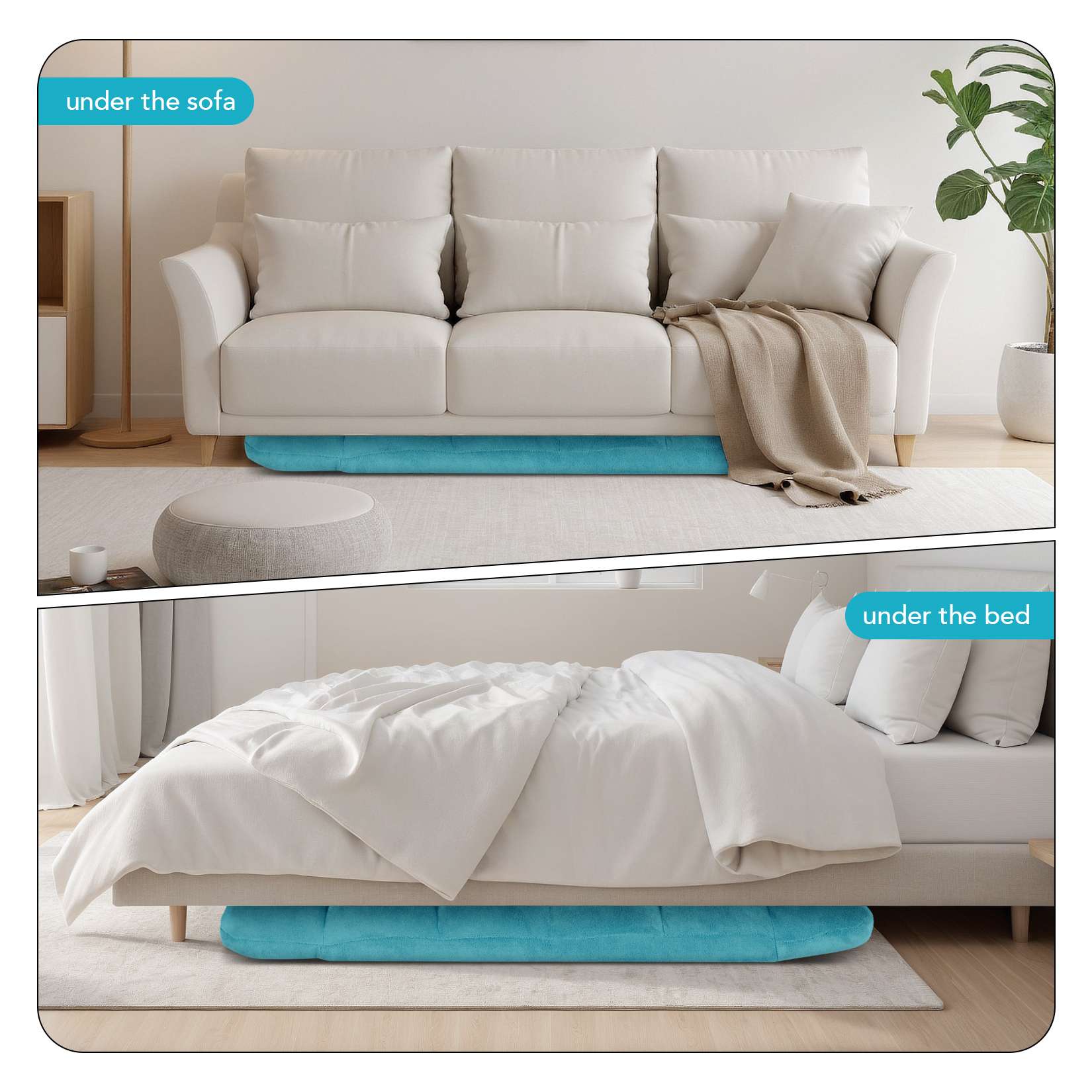 AHB® Folding Floor Chair with Back Support Adjustable Floor Lazy Sofa Chair