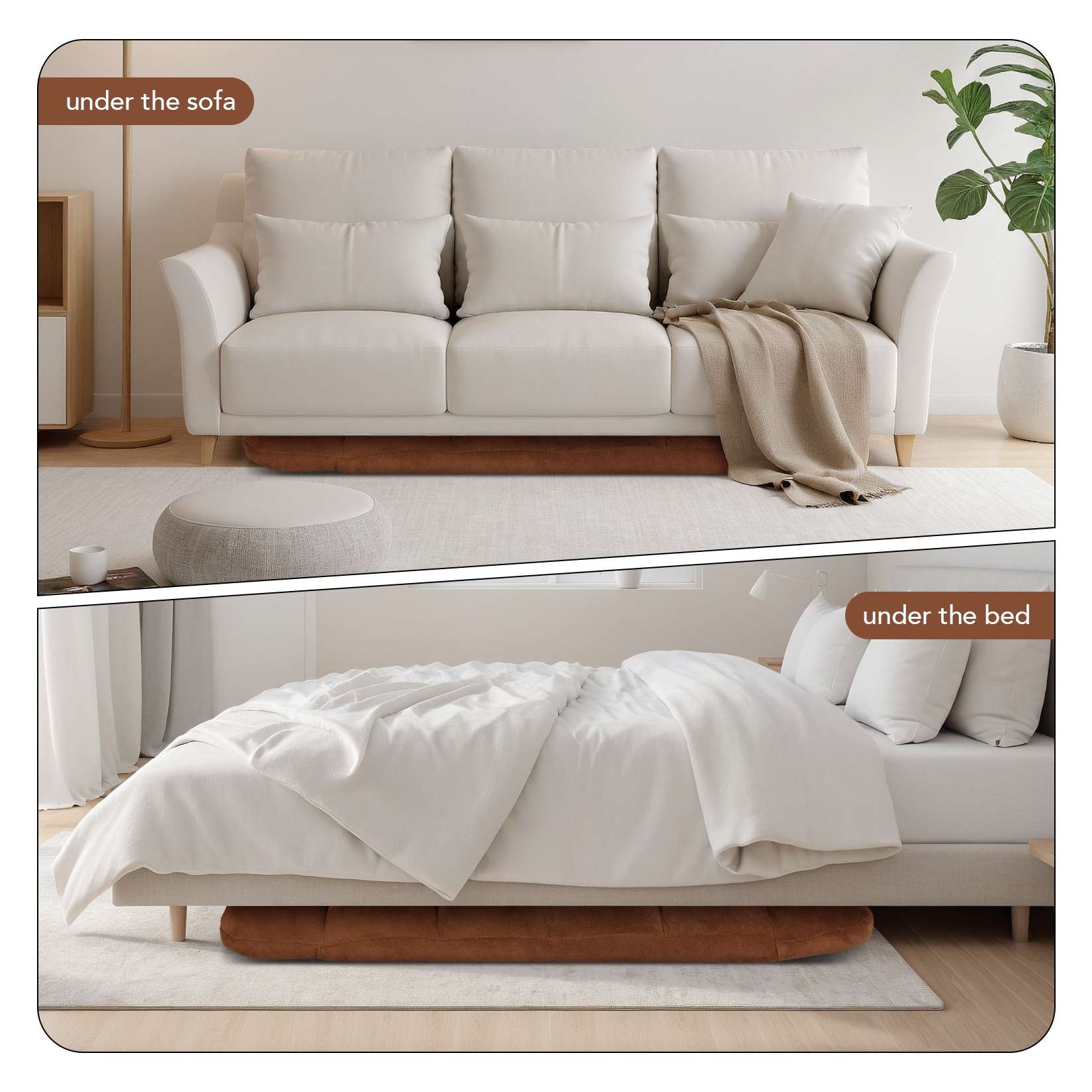 AHB® Folding Floor Chair with Back Support Adjustable Floor Lazy Sofa Chair