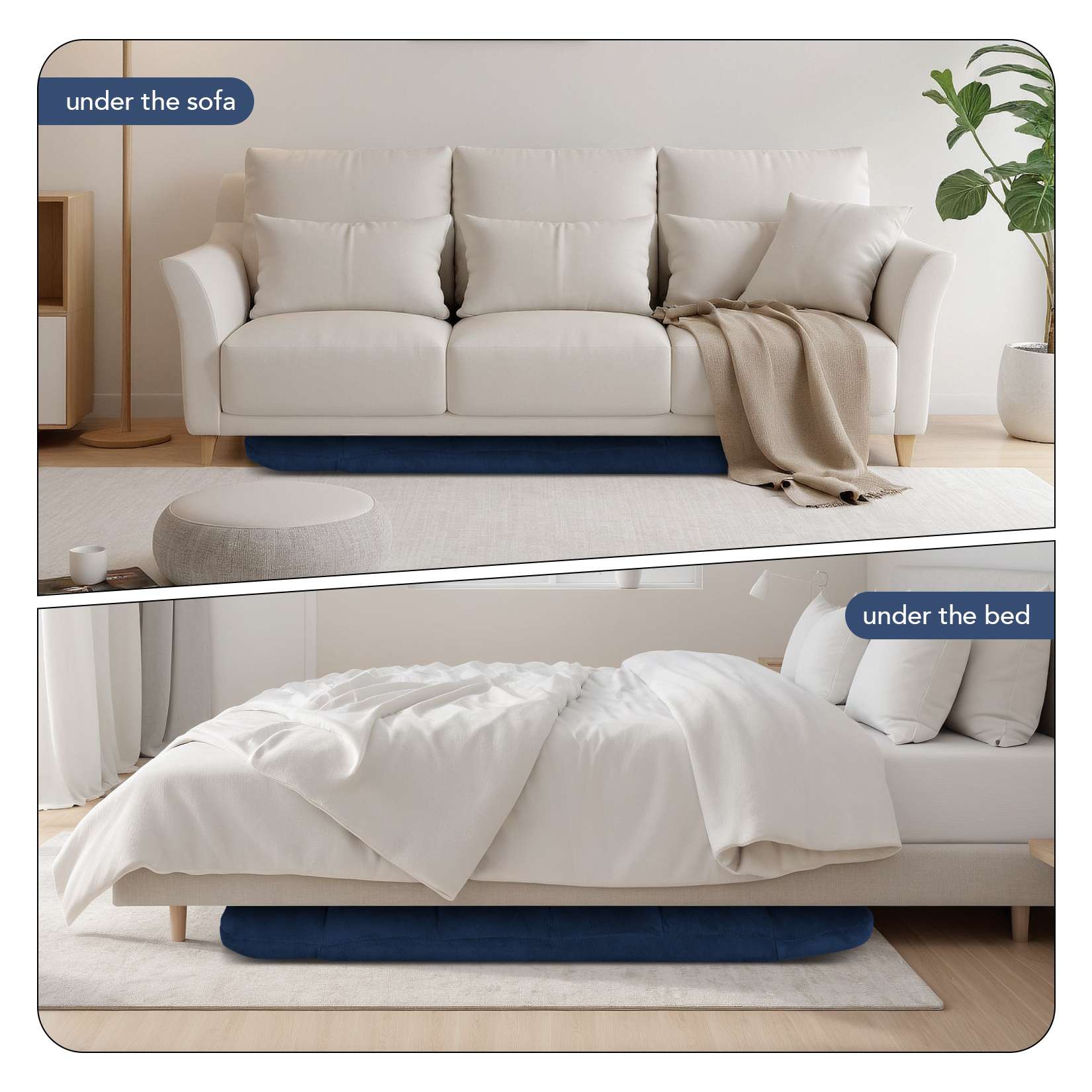 AHB® Folding Floor Chair with Back Support Adjustable Floor Lazy Sofa Chair