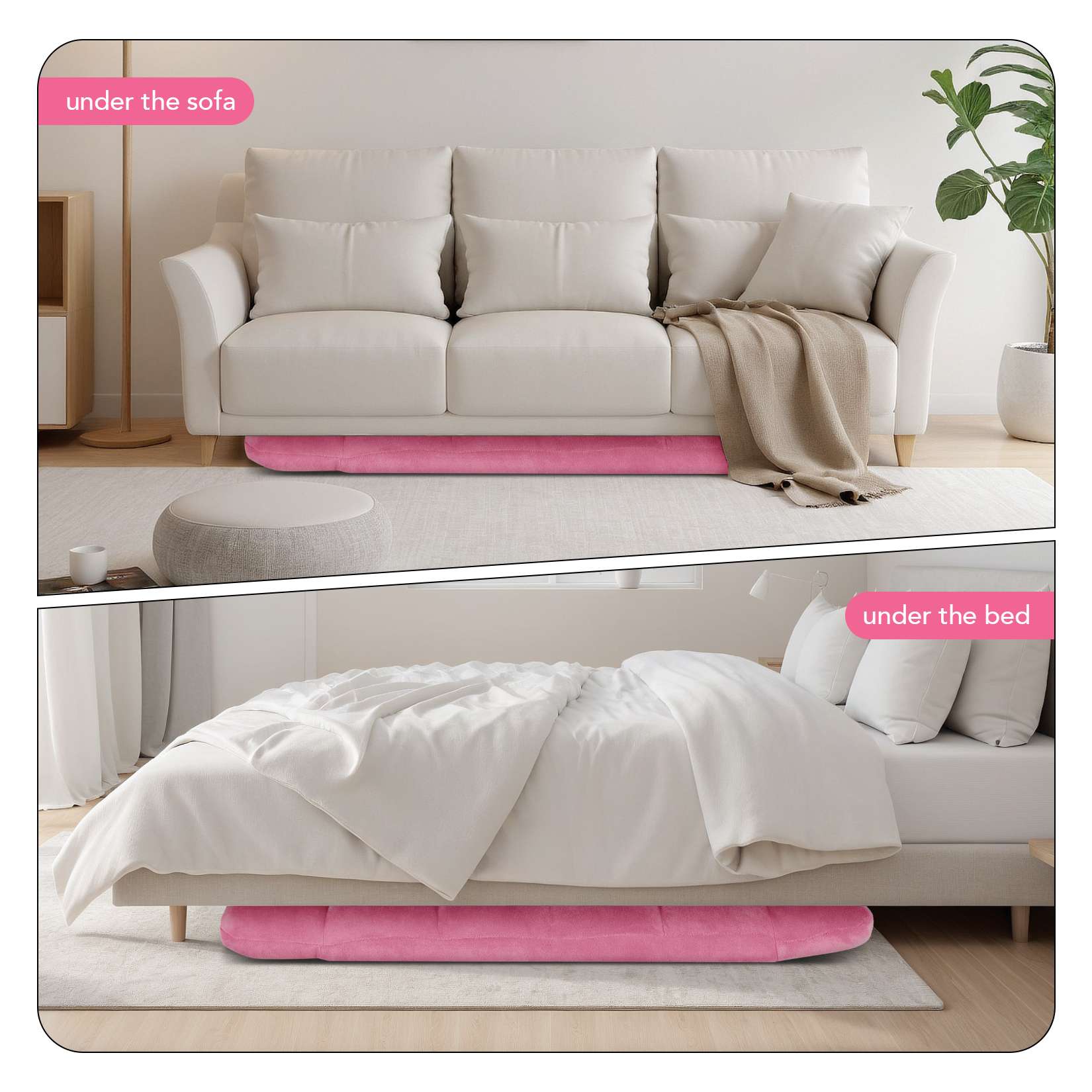 AHB® Folding Floor Chair with Back Support Adjustable Floor Lazy Sofa Chair