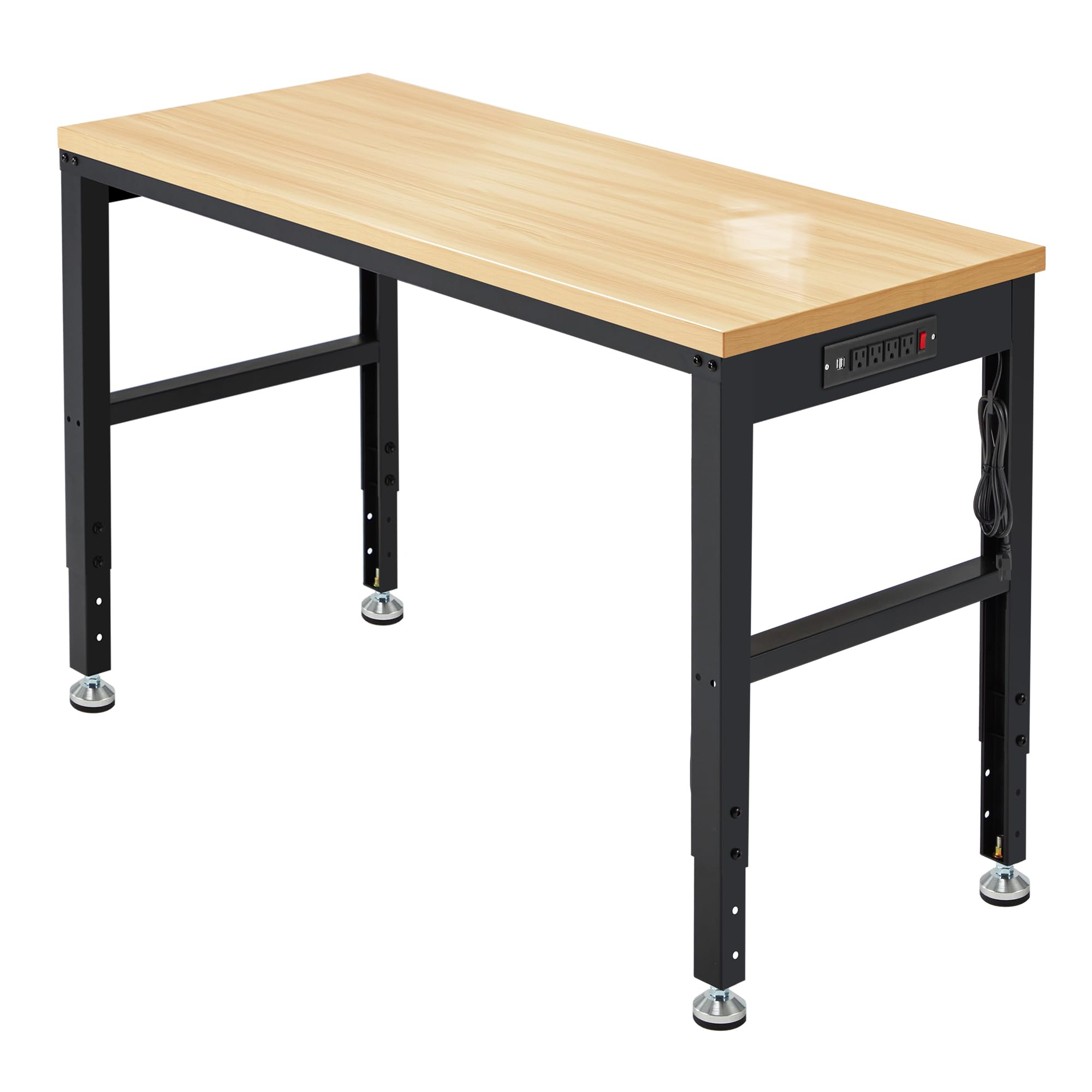 AHB® Adjustable Workbench，Heavy Duty Wood Work Bench 2000 Lbs Load Capacity